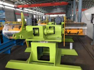China 1.5-45 Tons Steel Coil Automatic Hydraulic Decoiler Uncoiler Machine With Coil Car factory