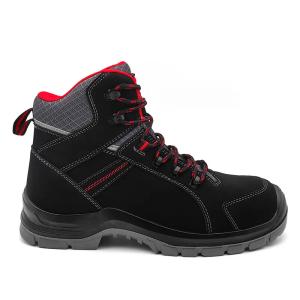 China S3 Genuine Leather Safety Boots Mens Breathable Safety Shoes For Work factory