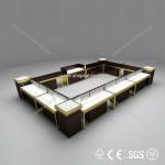 Luxury Modern Glass Portable Jewelry Display Showcase