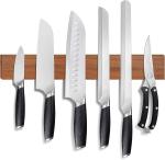 16 Inch Professional Wooden Magnetic Knife Strip Space-Saving Knife Rack With