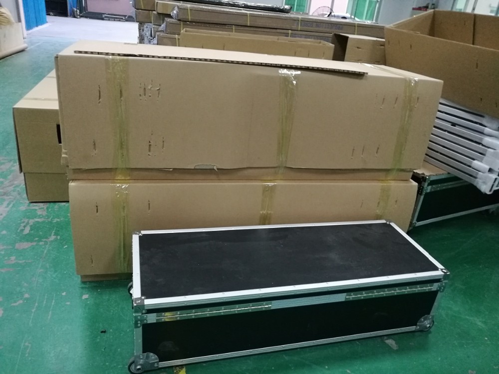 Front And Rear Fast Fold Projection Screen Portable Outdoor 200 300 Inch 16:9 4:3