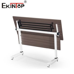 Ekintop Folding Conference Desks Metal Folding Office School Training Desks