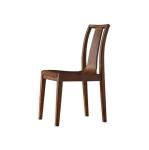 Unique Design Modern Solid Wood Dining Chairs in Oak Finish for Restaurants