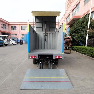 China Hanging Barrel Garbage Can Truck Open Type High Capacity Mini Garbage Truck factory