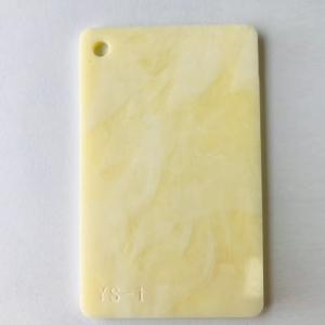 China yellow color marble plastic sheet Hot Selling Cast 3mm PMMA Sheet Colorful cloudy Acrylic Plastic Sheet factory