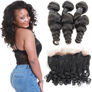 China Thick Clean Weft 360 Lace Frontal Brazilian Body Wave No Synthetic Hair factory