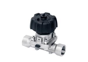 China Food Industry Pneumatic Diaphragm Valve , Actuated Stainless Steel Diaphragm Valve factory