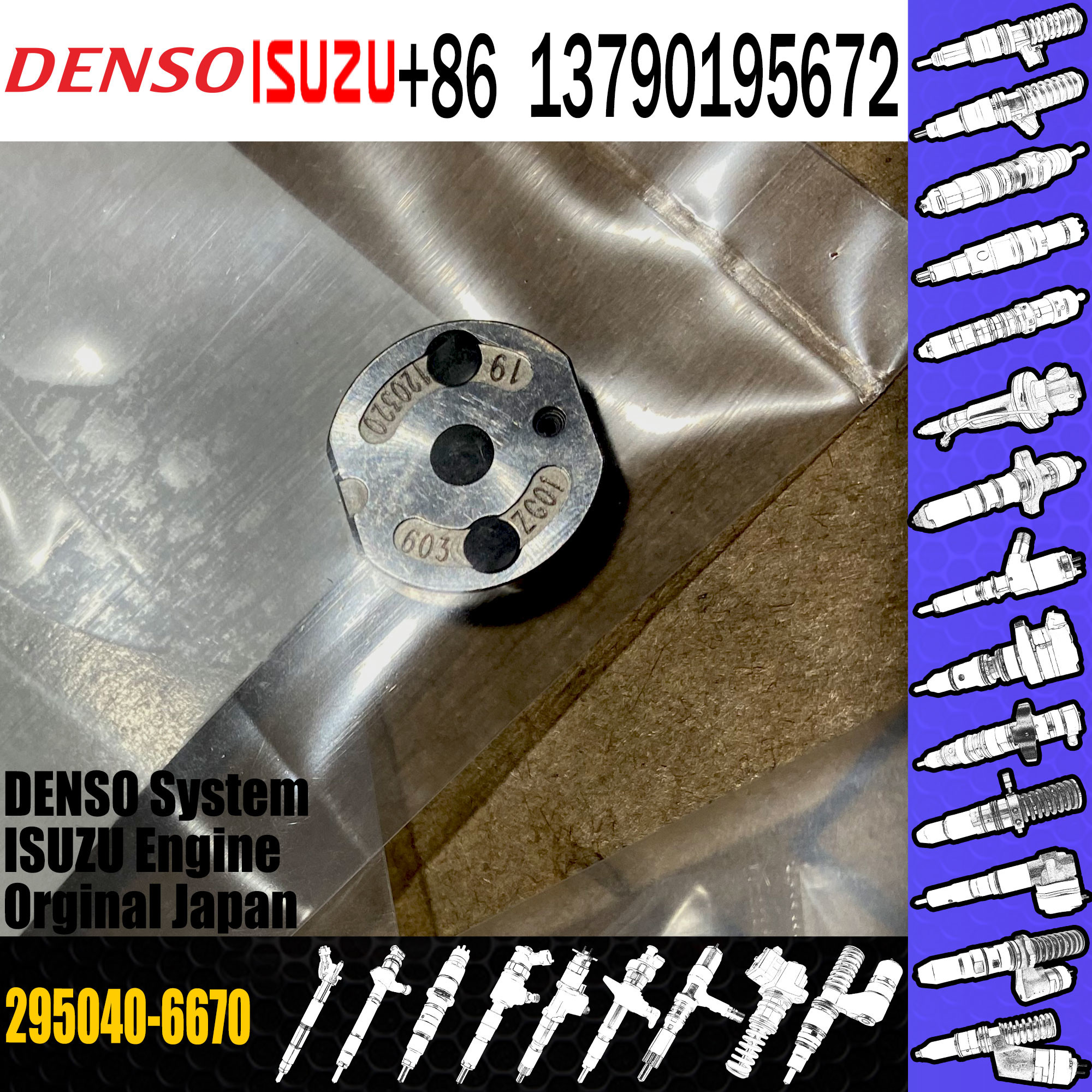 Orifice Plate Injector Control Valve 095000-5471 295040-6670