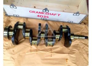 China 4D35 Engine Crankshaft , forged steel crankshaft for Mitsubishi diesel engine parts factory