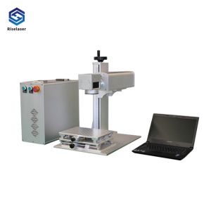Non Contact Processing Portable Laser Marking Machine 30w 0.001mm Repeated