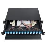 ODF Fiber Optic Patch Panel Rack Mounted SC FC ST LC 48 Fiber