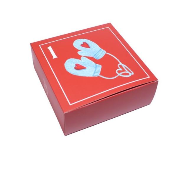 China Small Packaging Boxes  Custom Mystery Box For Skincares And Christmas Advent Calendar Box factory