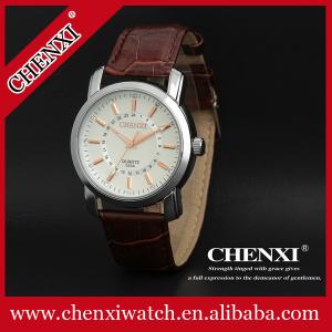 China 2015 L023A Colorful Dial Watch Very Cheap Watches Made in China PU Leather Watch Stainless Steel Caseback Quartz Watch factory