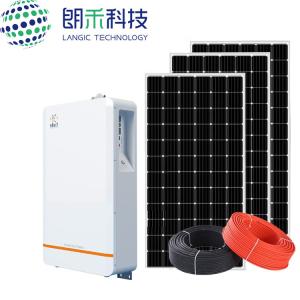 China 400 Watt Household Solar System / 24Kwh 480Ah 38.23V Rooftop Solar Pv System factory
