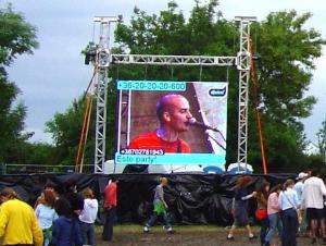 China P4mm Ultra Thin Custom LED Advertising Screen Fast installation , Super Slim cabinet factory