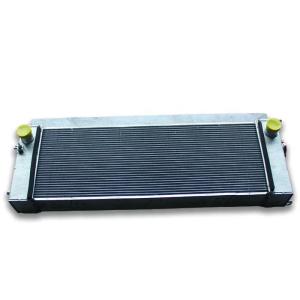 China OE NO. K1008126 Aluminum Radiator for Daewoo Doosan Excavator DX225LCA DB58 Diesel Engine Water Tank factory