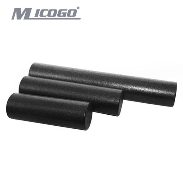 Customized Yoga Pilates Supplies EPP Foam Shaft Fitness Muscle Relaxer Black Solid Foam Roller