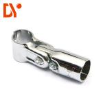 Lean Tube Chromed Metal Pipe Fittings Bright Color Corrosion Resistance