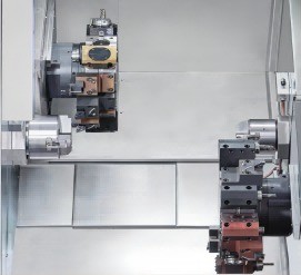 High Performance Precise Automatic Lathe Machine Live Tool Turret