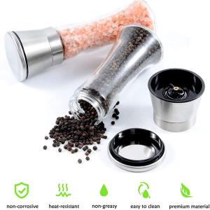 China 180ml Stainless Steel Salt Grinders factory