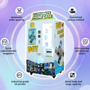 Custom Phone Case Vending Machine Business Model Automatic Printing Technology