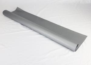 China Grey Silicone Coated Fiberglass Fabric 860mm Width Temperature Resistant Cloth factory