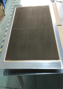 China 600mm 12.5mm Steel Honeycomb Ventilation Panels Brass Ventilation Plate Waveguide Tube factory