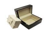 Wooden Watch Gift Box Customized logo IPQC Raw Material With Velvet Lining