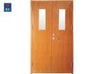 60 Mins interior Exterior Exit PVC Glass Double Fire Rated Wood Door