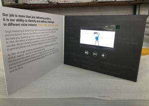 China Paper Material Lcd Greeting Card 4.3 Inch 350mAh-2000mAh Li-Ion Battery factory