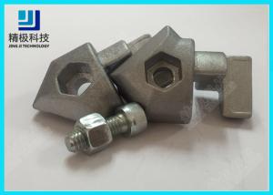 China Single Side 45 Degree Inner Connector Aluminum Pipe Fittings Anodizing Silver AL-13 factory
