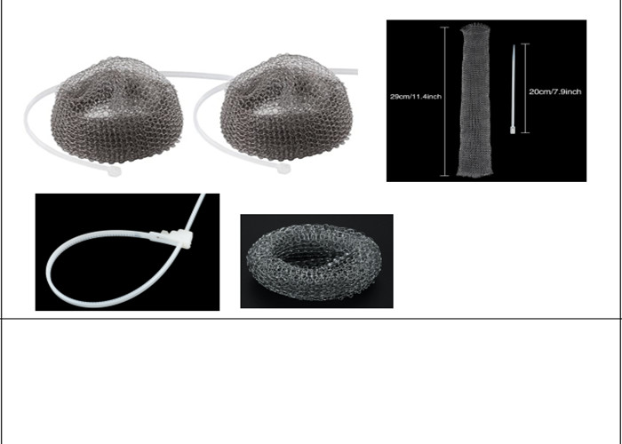High Performance Corrosion Resistant Wire Mesh Knitted Width 25-400mm