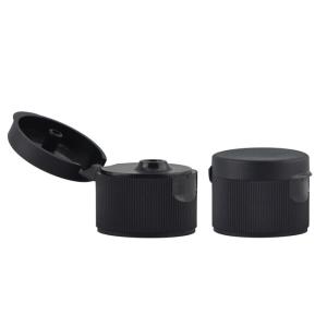China FDA And Reach Certified 24/410 Flip Top Caps Ribbed Closure For Lotion Cream factory