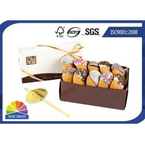 Christmas Folding Carton Box For Food / Candy / Chocolate / Cake Packaging Boxes