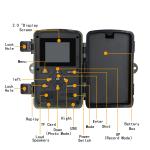 PR700 HD Trail camera 36MP 1080P IP66 waterproof