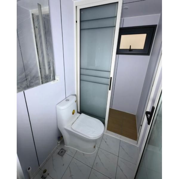 20ft Dual Wings Expandable Container House Mobile Villa for Park - with Courtyard, Kitchen - Ideal for Outdoor Living, Portable & Customizable