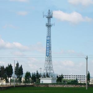China 80m Q345B Steel Structure Tower For Communication factory