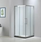 Square stainless steel shower enclosure 900*900 with two sliding doors and two