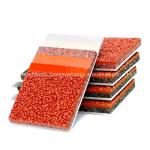 UV Resistant Sandwich System Running Track Non Toxic Outdoor Rubber