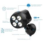 450Lms Outdoor Wireless Security Lights Battery Powered