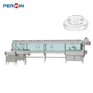 China Electric PLC Petri Dish Filling Machine For Automated Filling Control factory