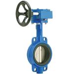 2-24" DN50-DN600 OEM Valves Manufacturing Ductile Iron Wafer Type Butterfly