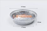 Food Packaged 800ml Aluminum Foil Tray Alloy 8011 Disposable Foil Pan