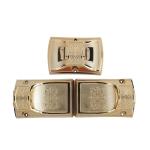 American Style Gold Plastic Casket Corners With Iron Tubes