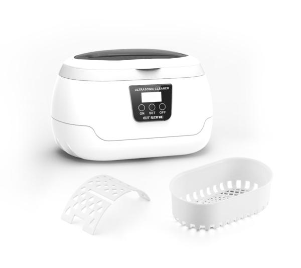 Digital Timer Small Ultrasonic Cleaner 43kHz 600ml For Watch Holder / Watch