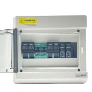 China 6 Strings Cold Steel Solar Pv Combiner Box 550V 1000V IP66 factory