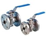 Water Oil Base Gas Cast Steel SS 3 Way Ball Valve Flanged End Full Port Ball