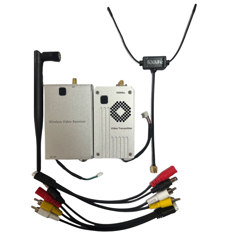 500-600Mhz FPV Video Transmitter 5 Watt Private Mold FM Wireless Analog Transmitter and Receiver with 8 Channels