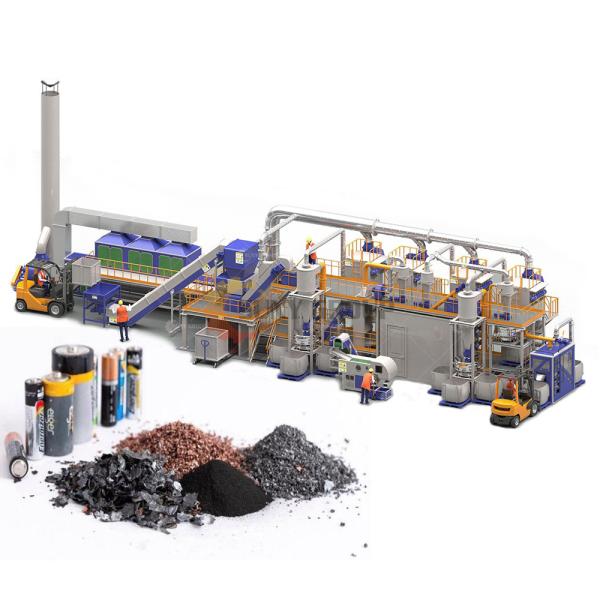 Lithium Ion Battery Recycling Line for Paper Final Product in Machinery Repair