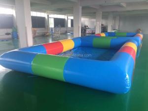 China Colourful Adult 0.9mm PVC Inflatable Swimming Pool For Outdoor factory